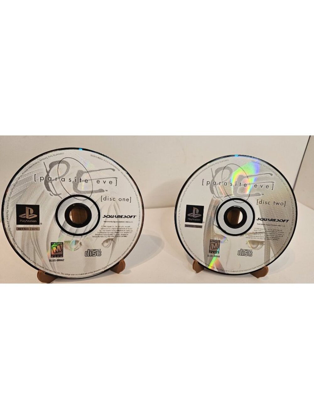 Parasite Eve (PlayStation 1, 1998) Disc One & Two Only - Tested Working Sony PS1